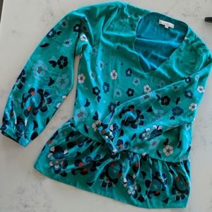 Loft floral blouse
